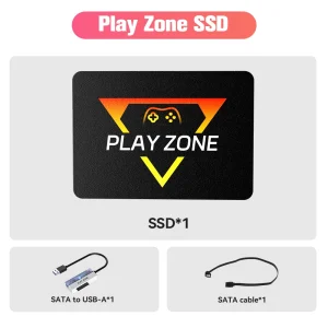 PlayZone 1TB Portable External Game SSD Handheld Game Console