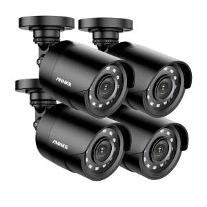 ANNKE 4PCS 1080P Surveillance Cameras 2MP IP66 Waterproof Indoor Outdoor