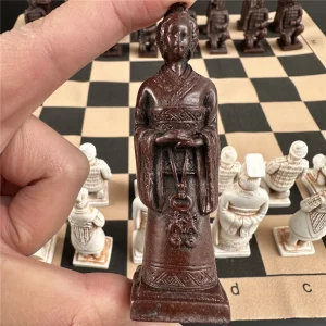 Large Imitation Ancient Chess 3D Terra-cotta